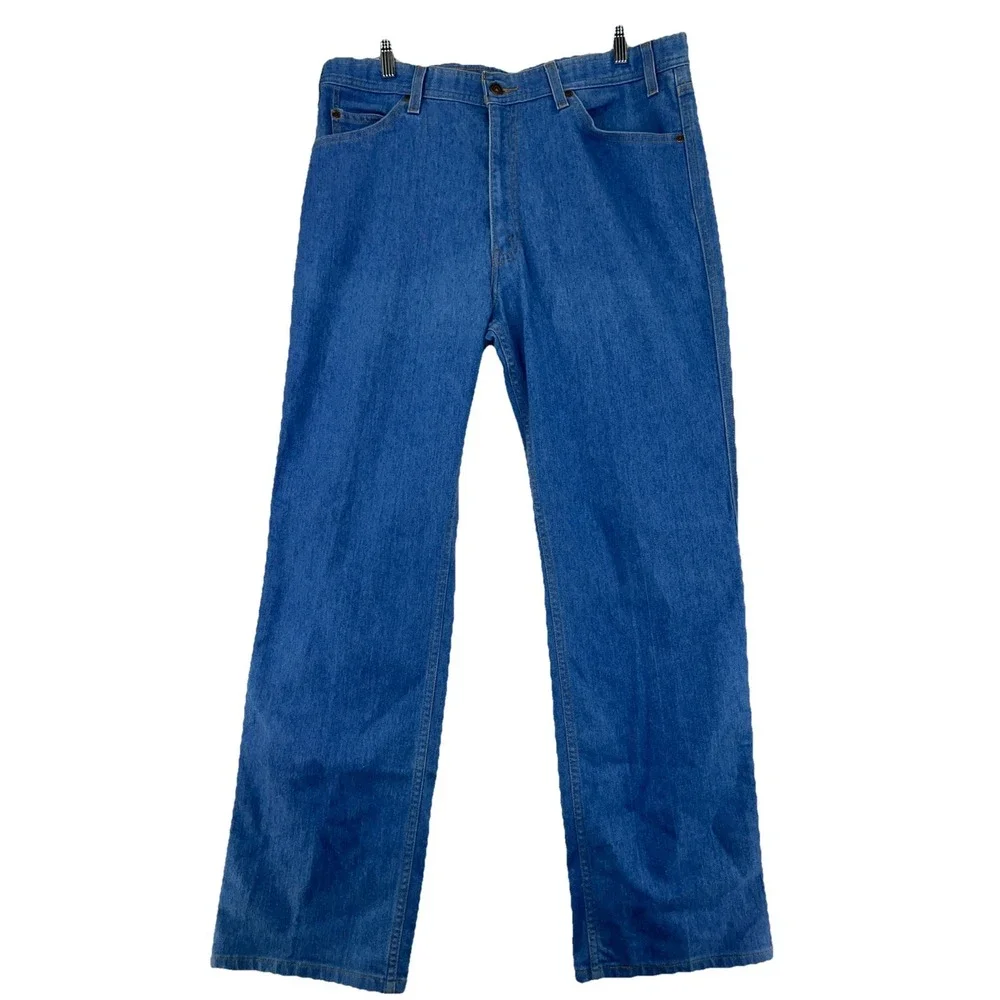 Vintage Y2K Levi's Blue Soft Denim Jeans Brown Tab 38x32 Baggy,‎ Grunge, 2000 ✅